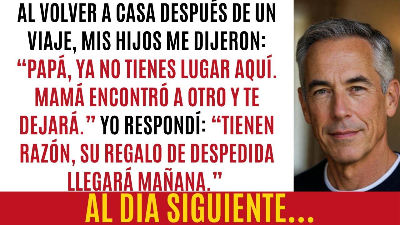 Mis Hijos Dijeron:“Mamá Tiene A Otro.Lárgate”.Les Dije Que Mañana Llega Su Regalo.Al dia siguiente..