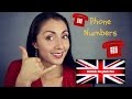 British english quoting a phone number