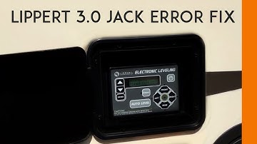 Lippert Ground Control 3.0 Jack Error Fix!