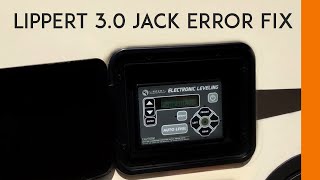 Lippert Ground Control 3.0 Jack Error Fix!