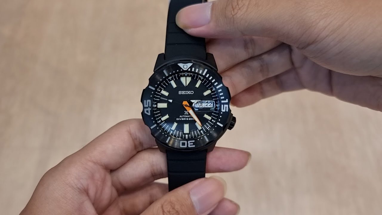 SEIKO SRPH13K1 | SEIKO PROSPEX BLACK SERIES SRPH13K1 - YouTube