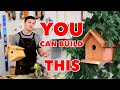 EASIEST DIY Birdhouse With Minimal Tools Every Step Explained 