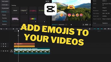 How to Add Emojis to Your Videos In CapCut PC (2024) | Three Easy Ways