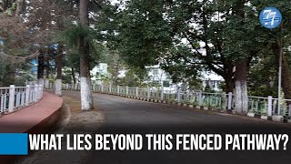 Beauty of Brookside: But what lies beyond this fenced pathway