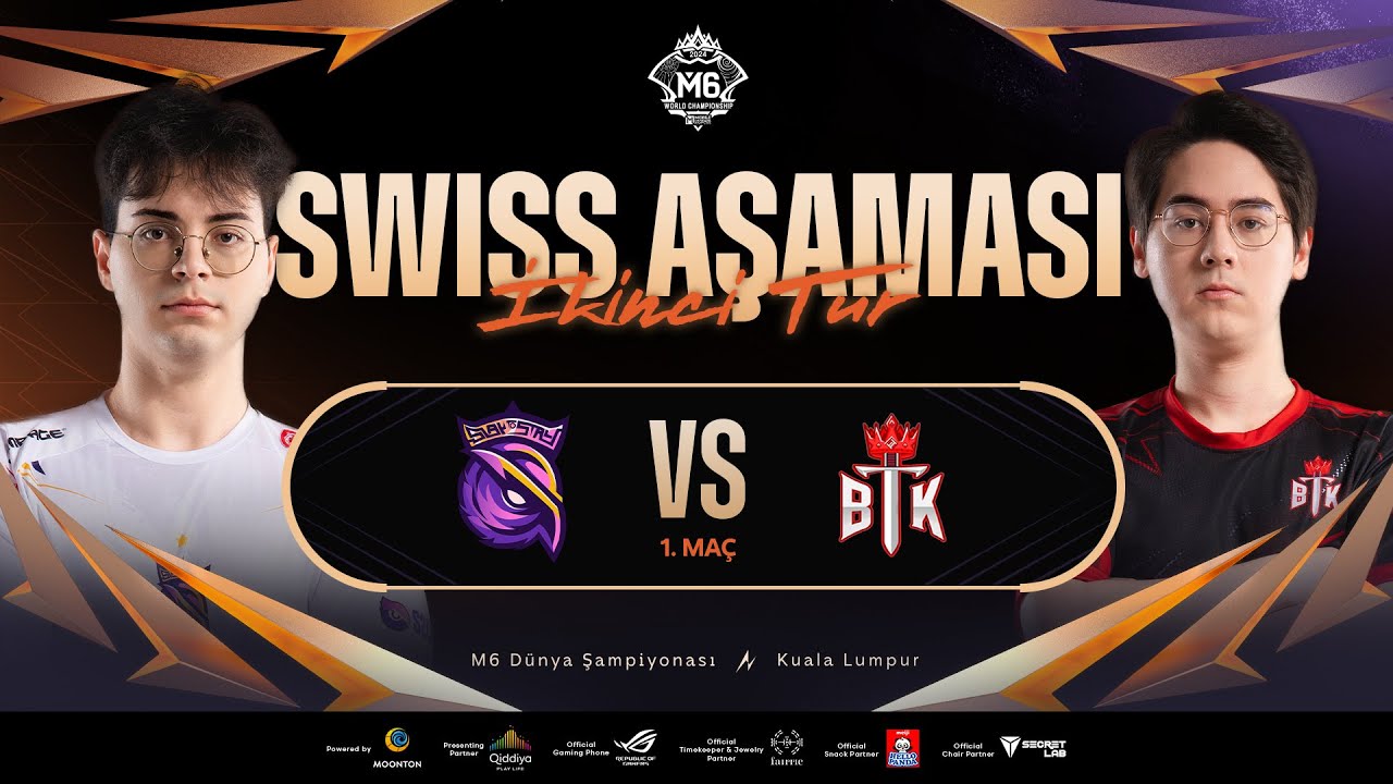 [TR] M6 Swiss Aşaması 2. Tur | S2G vs BTK