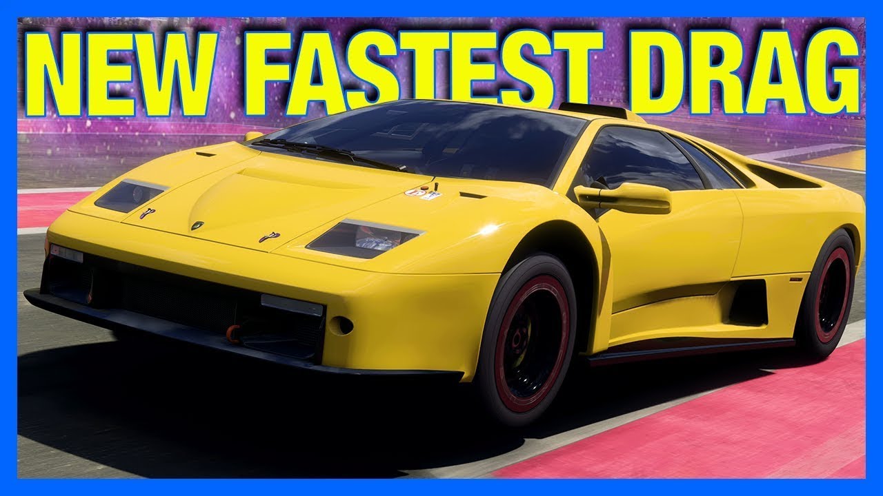 FORZA 5 NEW 1999 DIABLO DRAG + TUNE FASTEST BUILD - YouTube
