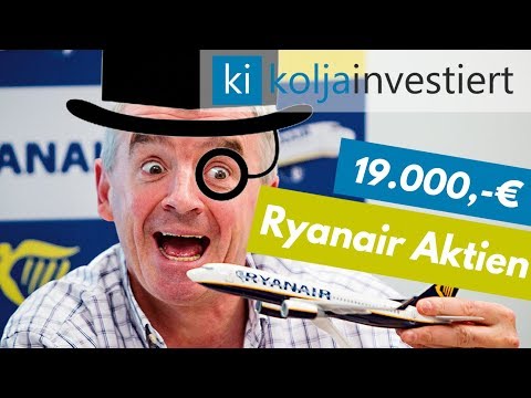 Für 19.000 € Ryanair Aktien ins Depot gekauft #KapitalismusSpende