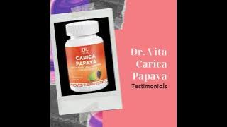 Dr. Vita Carica Papaya with Royal Jelly - Testimonials