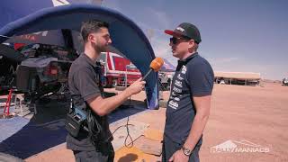 Van Loon explains rally parts in new Toyota