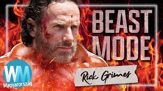 Top 10 alkalom, amikor Rick a The Walking Dead-ből beast mode-ba kapcsolt