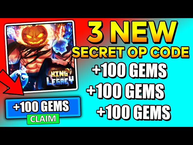 2021) ALL *NEW* SECRET OP CODES! King Legacy Roblox 