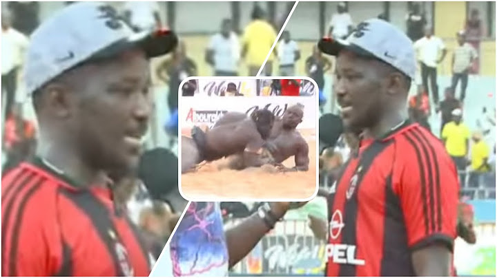REACTION DE MODOU MBAYE APRÈS LE COMBAT SATHIES VS ZARKO «sathies moko meune… »