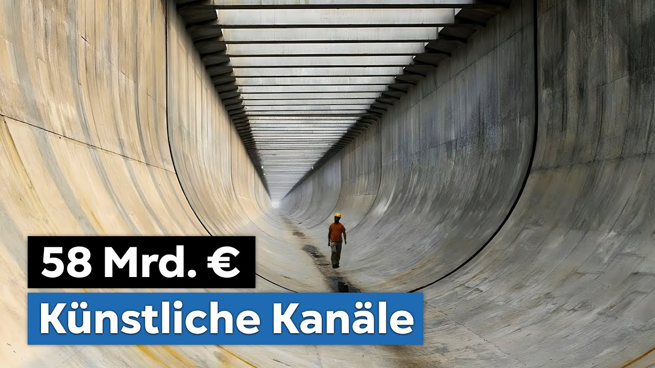 3.000 km lange Kanle: Chinas gigantisches Wasser-Projekt