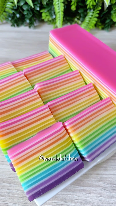 Semenjak tau resep ini aku gak takut lagi bikin kue lapis, gampang hasilnya cantik bgt  #shorts
