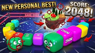 Cube 2048.io Game 🎲 A NEW GAME  🎲 CUBES SNAKE 2048.io Gameplay screenshot 2