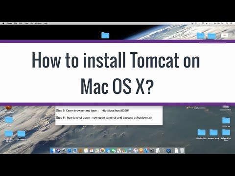 How to install Tomcat on Mac OS X | Apache Tomcat 9.0 Installation
