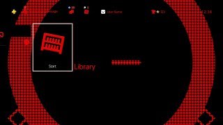 PS4 Dynamic Theme - Red Line