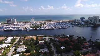 Las Olas isles Drone Flight Fort Lauderdale