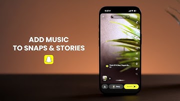 Hoe voeg ik muziek toe aan Snaps en Snap Stories?