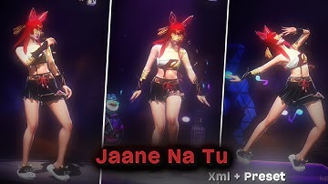 Jaane Na Tu ❤️ Free Fire Edit | XML File | Alight Motion #shorts