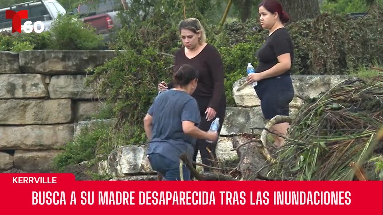 Padre muerto y madre desaparecida tras inundaciones en Texas - YouTube
