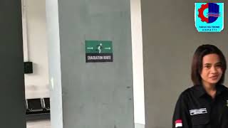 evacuation route at the faculty of engineering, Pattimura university kelompok 5