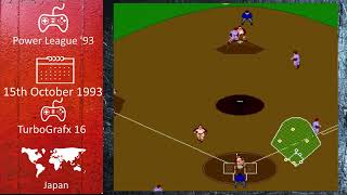 Console Sports Games of 1993 - Power League '93 Console Sports Games of 1993 - Power League '93