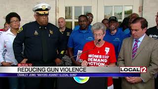 Reducing gun violence: Mayor Cranley joins "Mayors Against Illegal Guns"