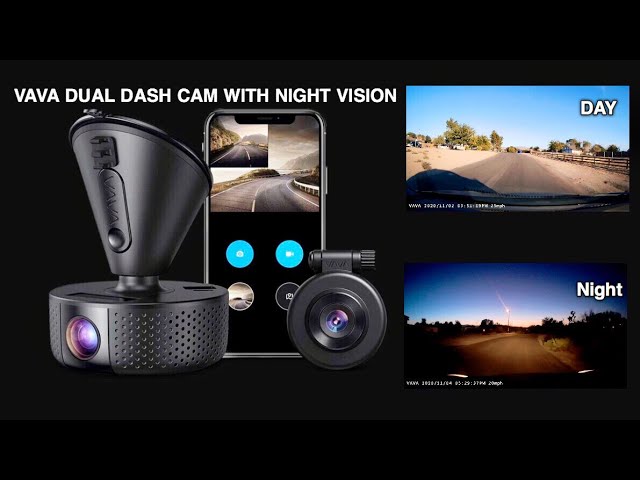 VAVA 1080P Dual Dash Cam - Front and Back - Cameras ONLY - Helia Beer Co