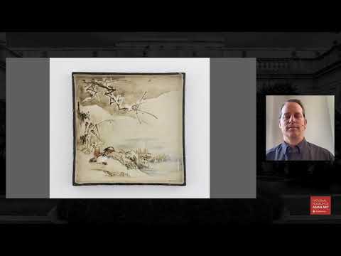Meditation & Mindfulness: Square dish with design of Twelfth Month