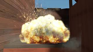 Soldier TF2 Explodes.