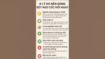 8 Lý do nên sử dụng bột ngũ cốc mỗi ngày !