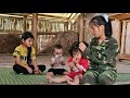 The veteran soldier meets the orphan girl, and she will do something for the child.