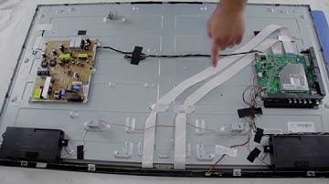 Vizio LED TV Repair - TV Has Backlights but no Image on Screen Troubleshooting Help