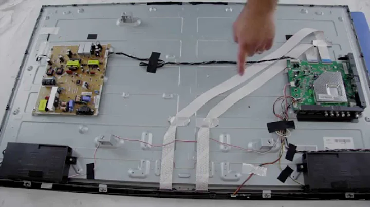 Vizio LED TV Repair - TV Has Backlights but no Image on Screen Troubleshooting Help