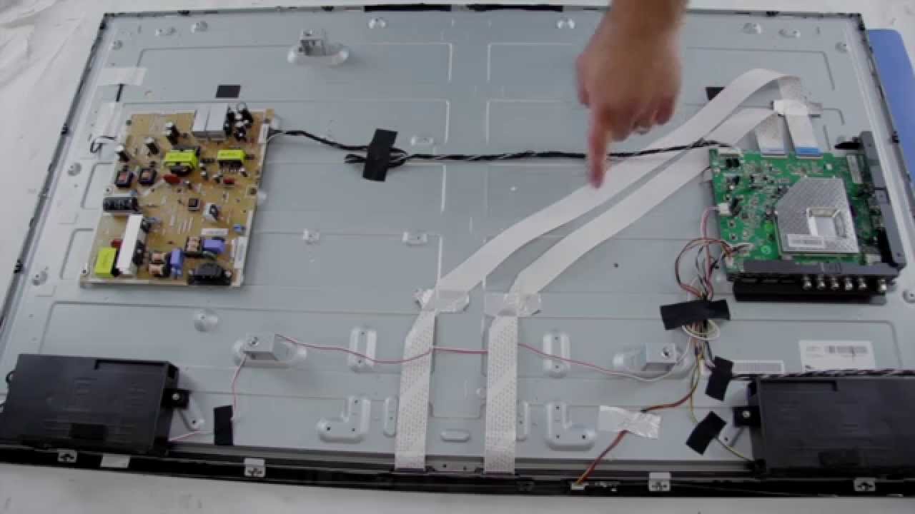 Vizio LED TV Repair TV Has Backlights But No Image On Screen