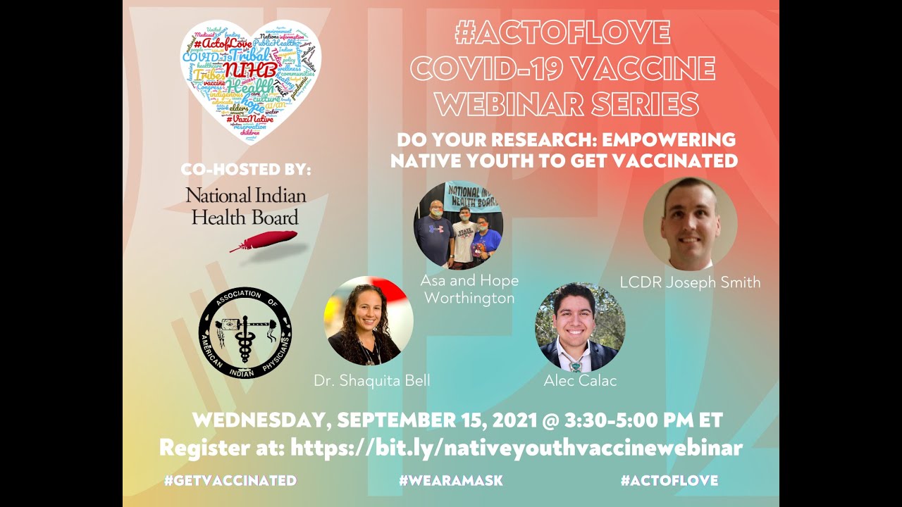 NIHB and AAIP Webinar: Do Your Research Empowering Native Youth to Get Vaccinated 9/15/21