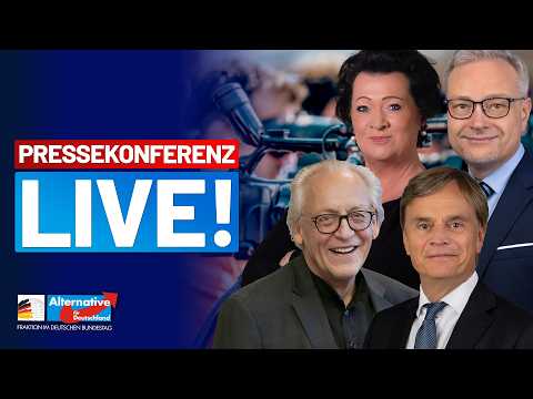 LIVE: Pressekonferenz der AfD-Fraktion - Diese Woche im Bundestag