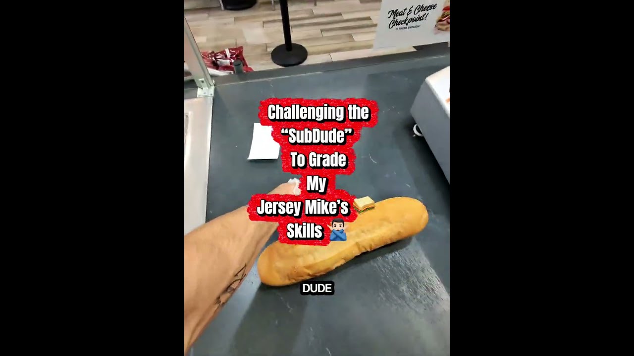 Я бросил вызов "SubDude" из Jersey Mike's, предложив ему оценить мои навыки приготовления сэндвич...