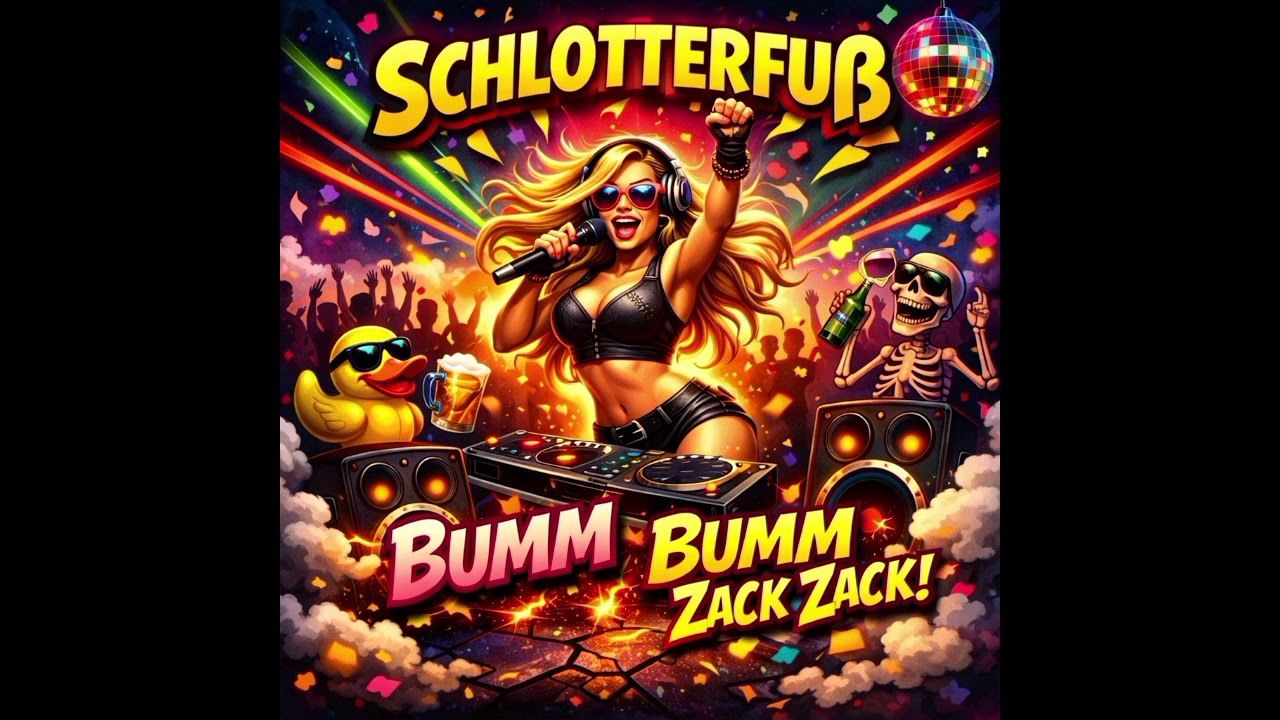 🔥🦶 SCHLOTTERFUß DJ – BUMM BUMM ZACK ZACK 🦶🔥Das ist keine normale Musik