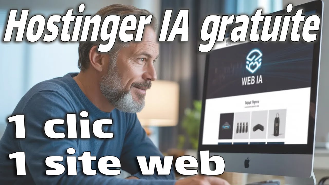 Crée ton site web en 1 clic avec l'IA gratuite de Hostinger