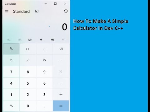 Simple Calculator in Dev C++ - YouTube