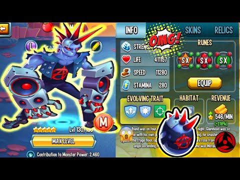 🔴monster-legends:-my-new-mitico-metalbeat-level-150-p2w-skin-review-pvp
