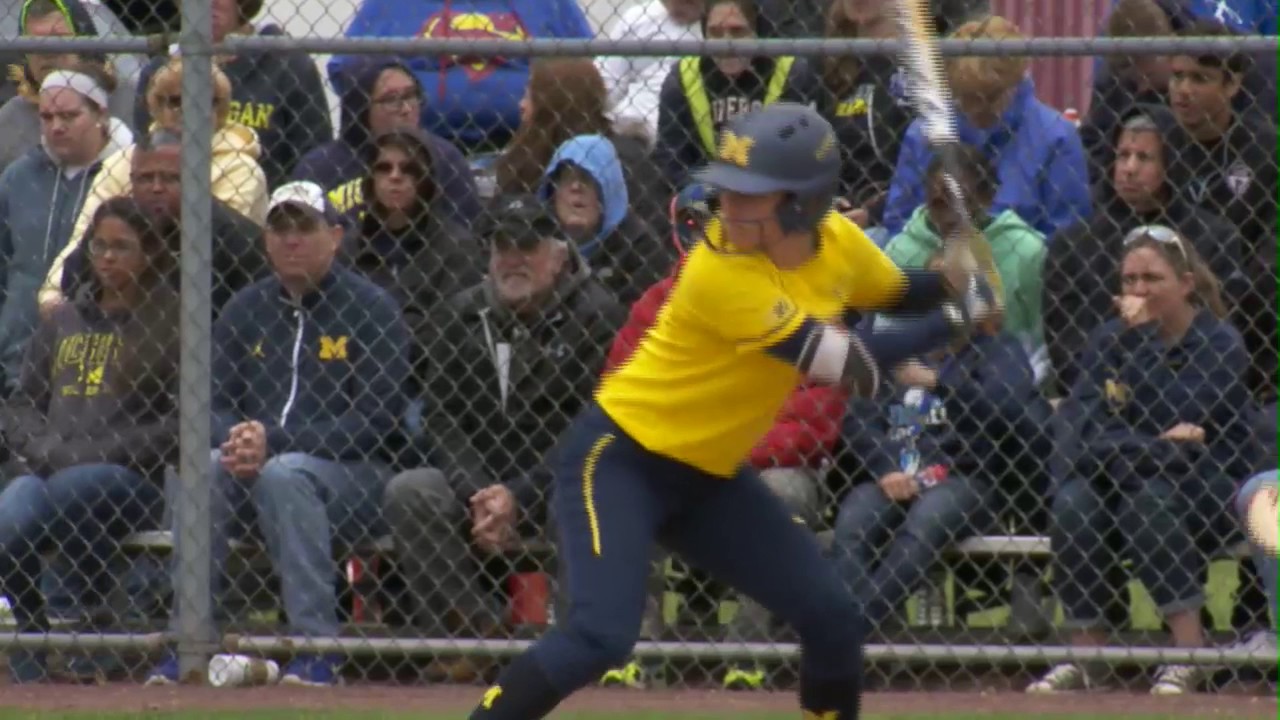Michigan at Rutgers Softball Highlights YouTube