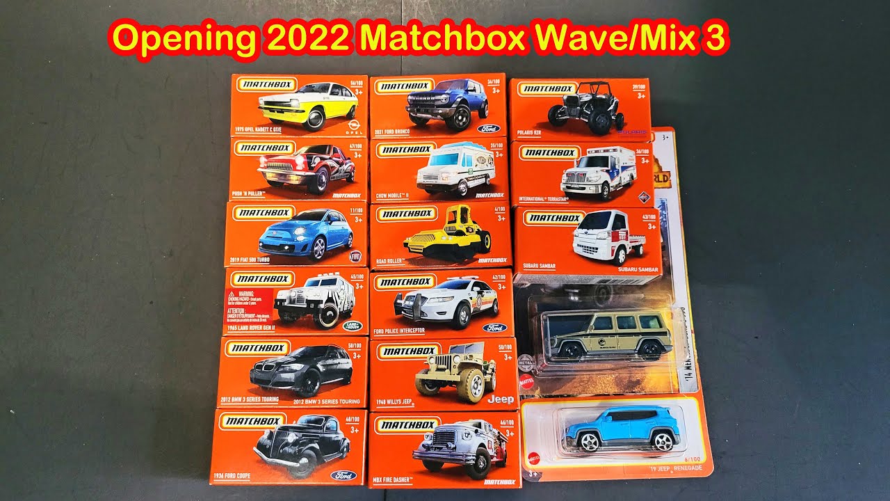 Opening 2022 Matchbox C Case Cars - YouTube