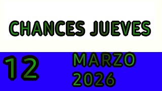 CHANCES RESULTS Thursday, March 12, 2026