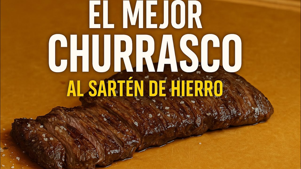 Cómo hacer el mejor churrasco en sartén de hierro | Jugoso, caramelizado y lleno de sabor