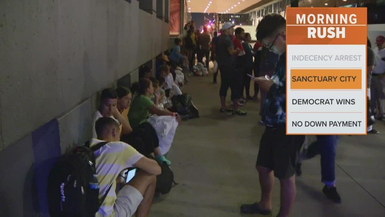 First bus of Texas migrants arrives in Chicago