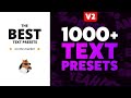Text Presets for Animation Composer | videohive