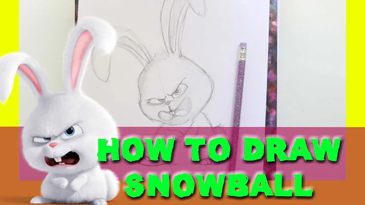 How to Draw SNOWBALL from Secret Life of Pets - @dramaticparrot